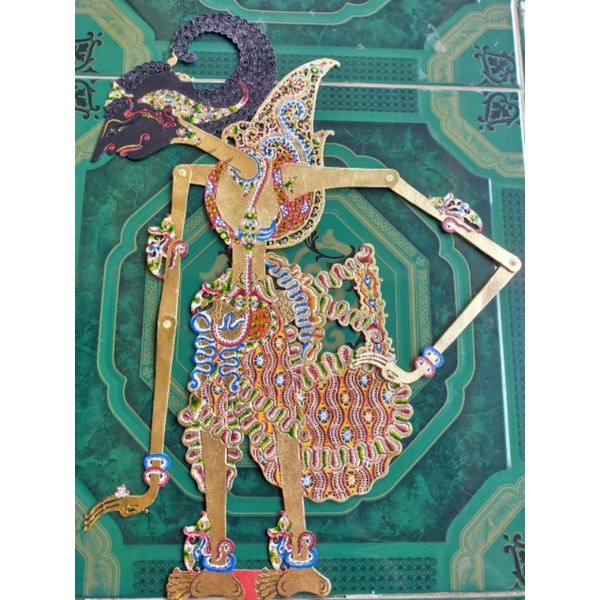 wayang kulit dewa srani kulit kerbau gapit kayu | Shopee Indonesia
