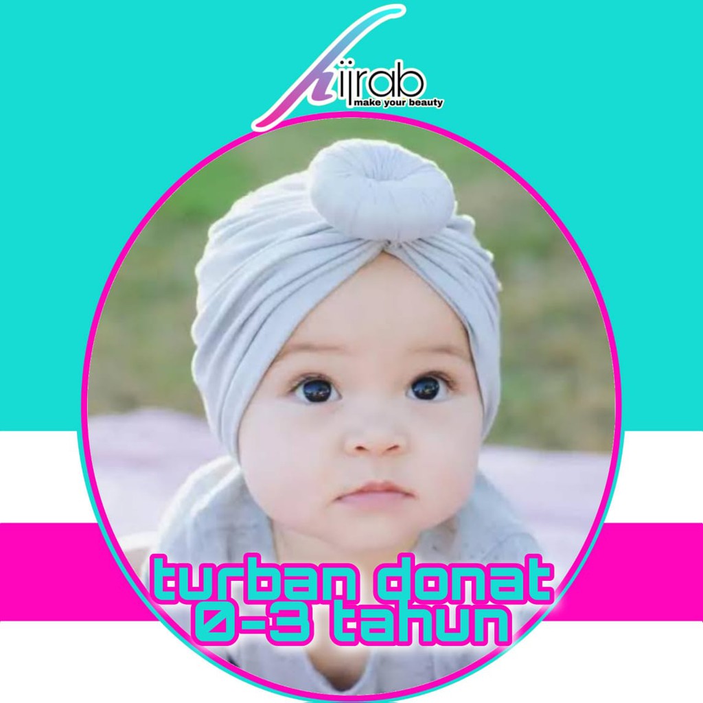 (03 tahun) turban anak bayi donat Shopee Indonesia