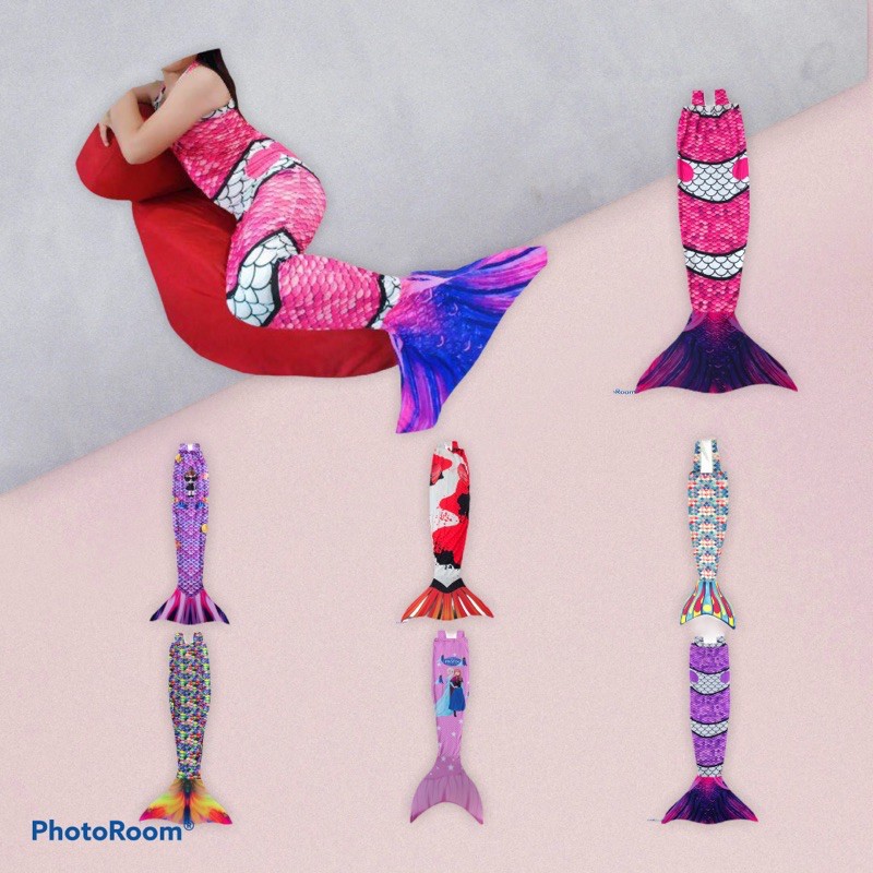 {Langsung Kirim}Costum mermaid/baju renang/baju mermed.nemo/baju renang
