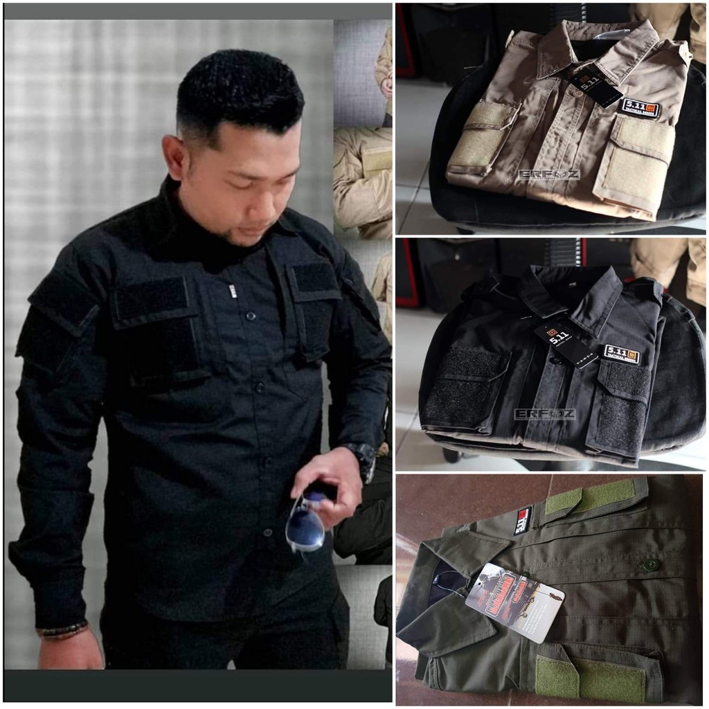 Kemeja PDL Lapangan Outdoor Tactical / Kemeja PNS / Kemeja Kantoran