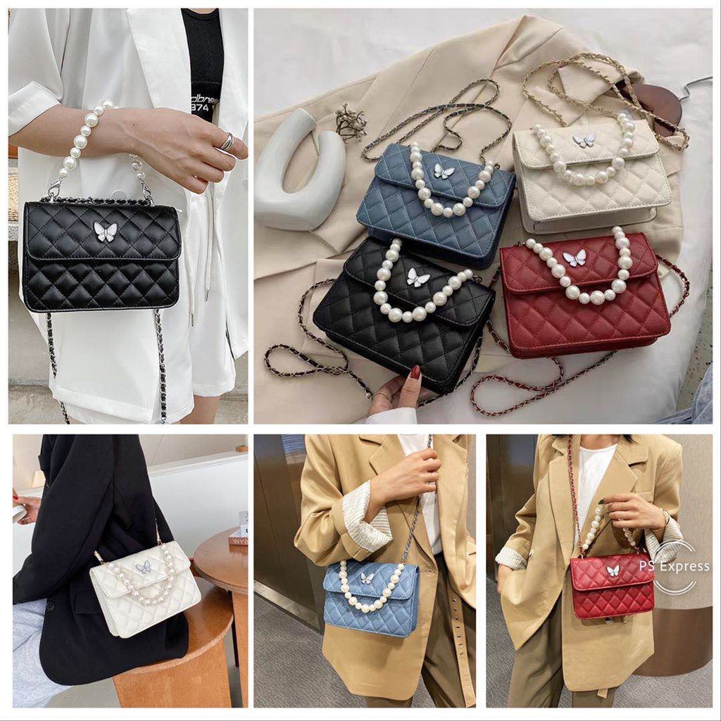 SlingBag Wanita Motif Pita Terbaru Wanita Modis/Tas Cantik Untuk Wanita Simple Casual Dan Mewah