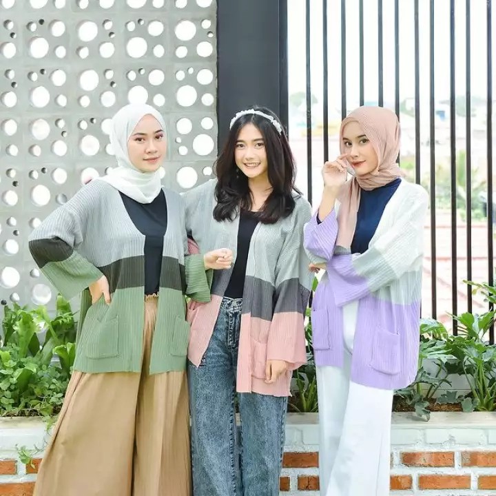 [ BAHAN ADEM ] Outer Cameroon Kekinian / Cardigan Rajut 3