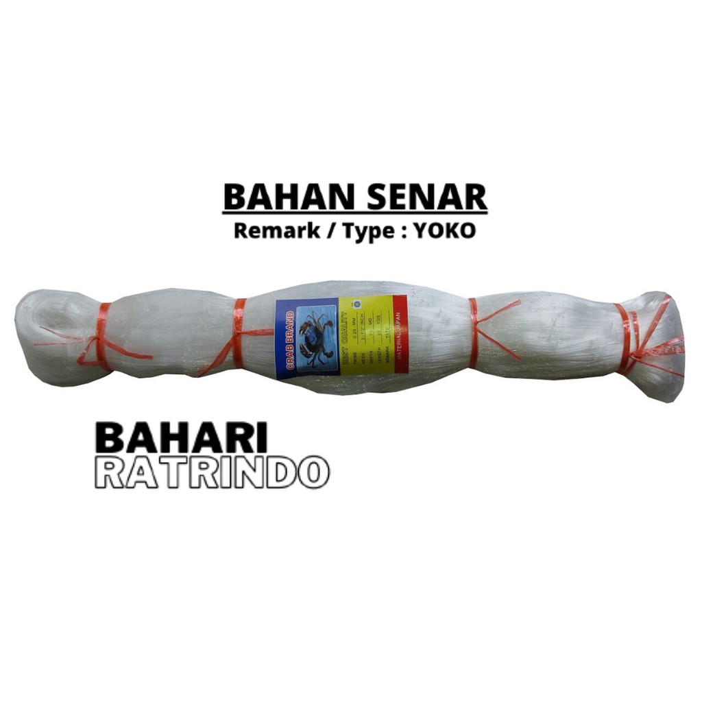 JARING IKAN SENAR UKURAN 0.20 - 100X100 - YOKO (UKURAN LUBANG TINGGAL  PILIH) | Shopee Indonesia