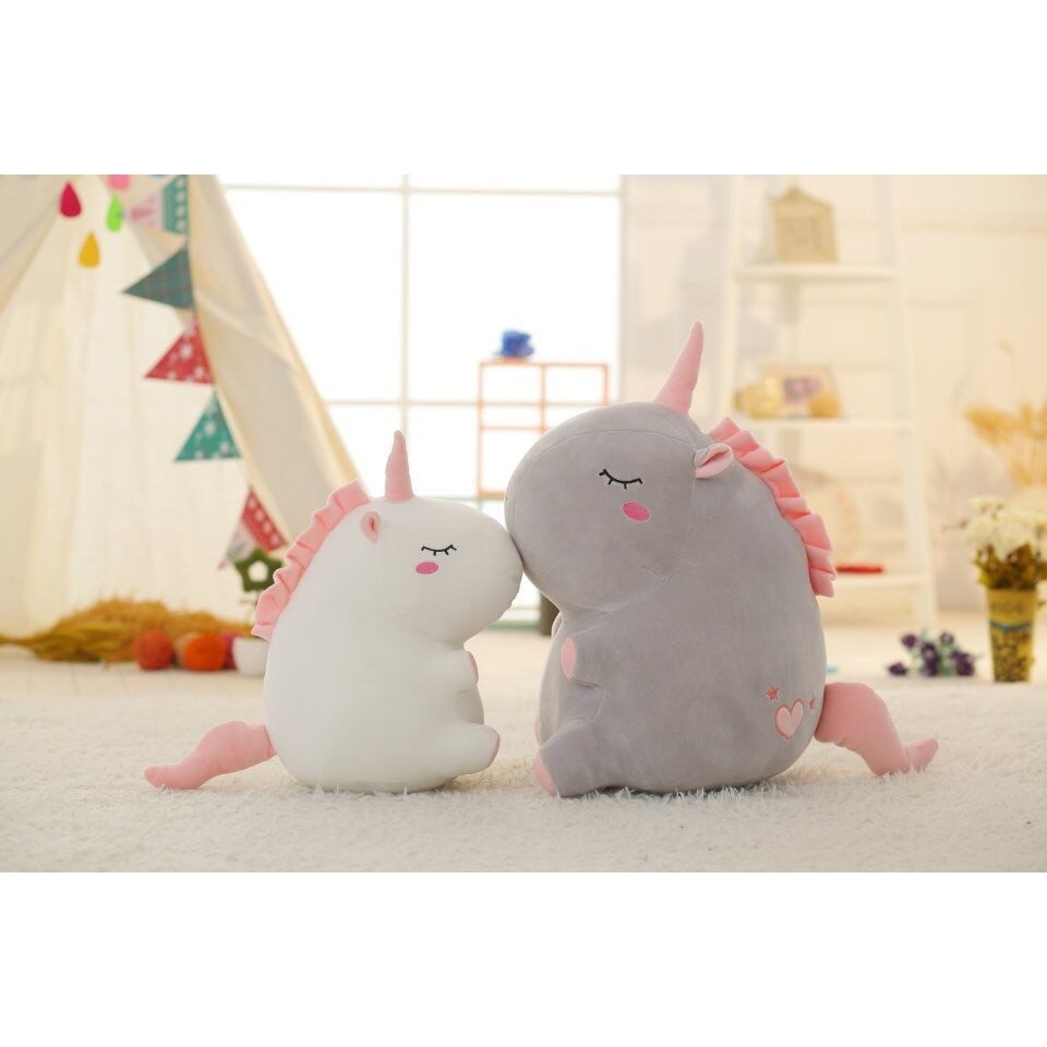 [LOGU] Boneka unicorn gendut, Boneka lucu unicorn lembut
