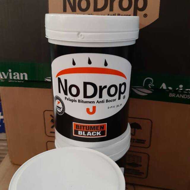 Cat No Drop Bitumen Black 1 kg Shopee Indonesia