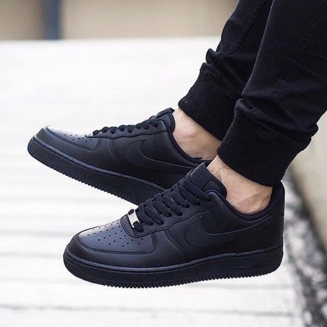 Jual Nike Air Force 1 Low " Triple Black " | Shopee Indonesia