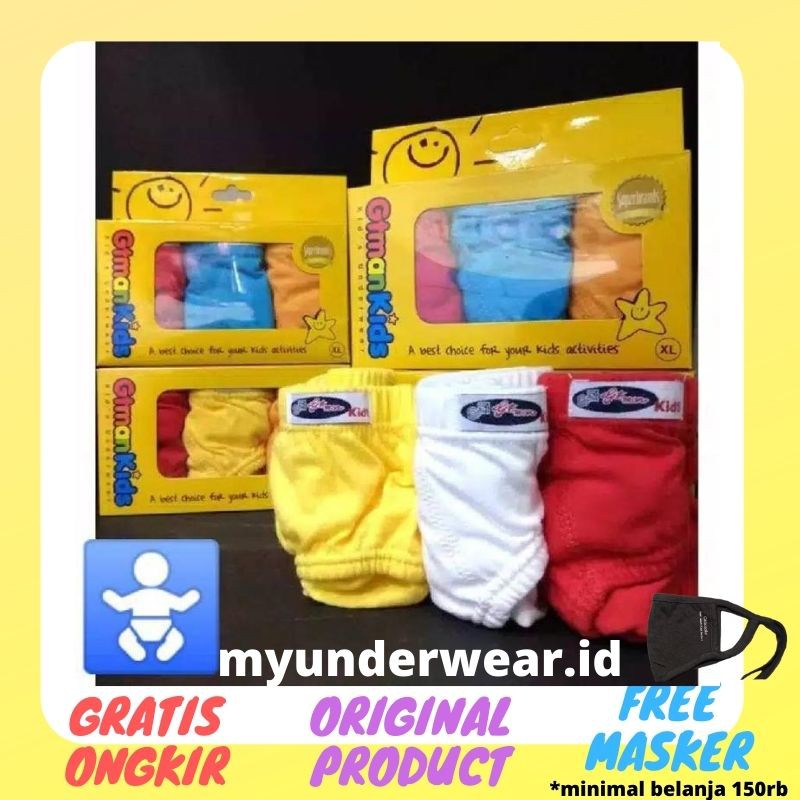 [ isi 3] GT MAN KIDS KUNING Celana dalam gt man kids CD GT man anak CD GTman anak Shopee