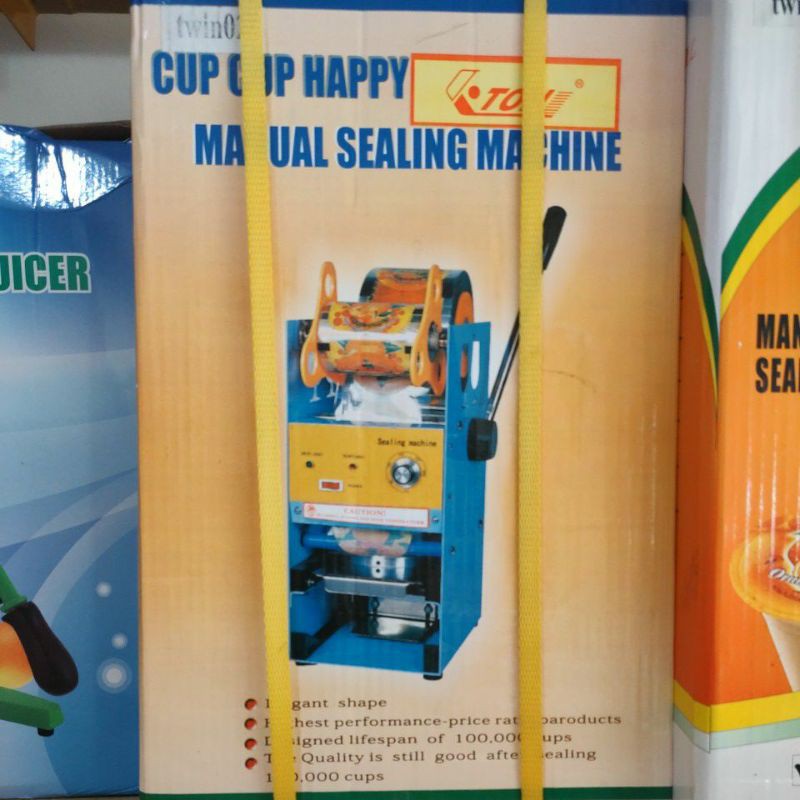 Jual Mesin cup Sealer / Manual Sealing Machine untuk press cup jus
