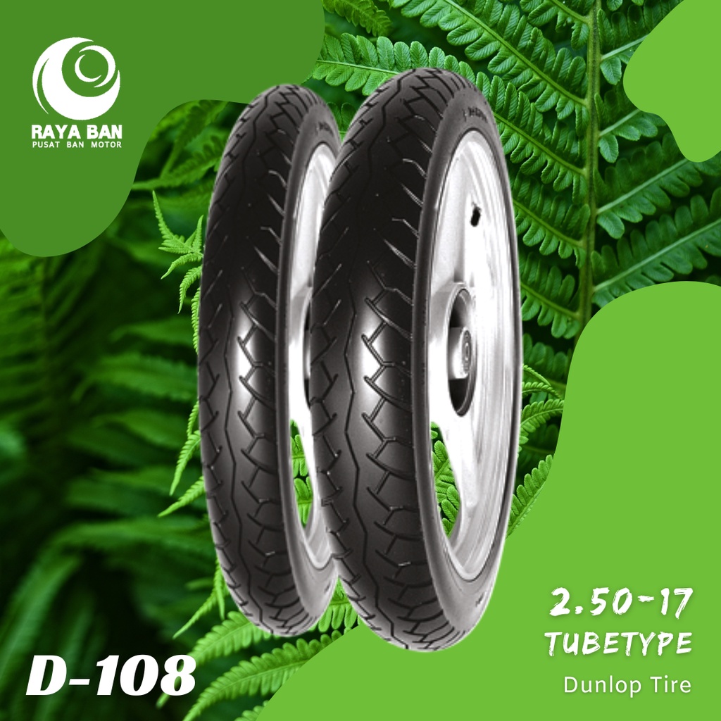 Jual Ban Motor Dunlop D108 25017 TT Shopee Indonesia