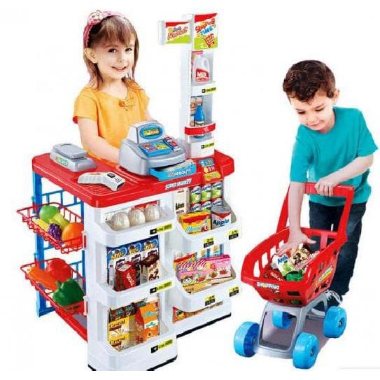 Jual Mainan Anak Cewek Cowok Mainan Home Supermarket Playset 668-01 (Super Market) | Shopee Indonesia