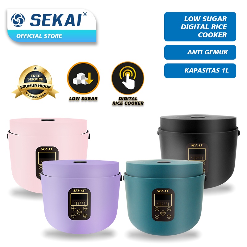 Jual SEKAI Rice Cooker Low Carbo Low Sugar / Rice Cooker Digital