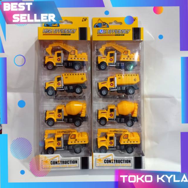 Jual Mainan Mobil Konstruksi Mobil Truck Excavator Mainan Mobil Die Cast Mainan Murah | Shopee Indonesia