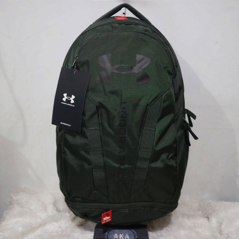 Jual Tas Ransel Under Armour UA Hustle 5 Backpack Baroque Green ( 100 Original Bag ) Shopee