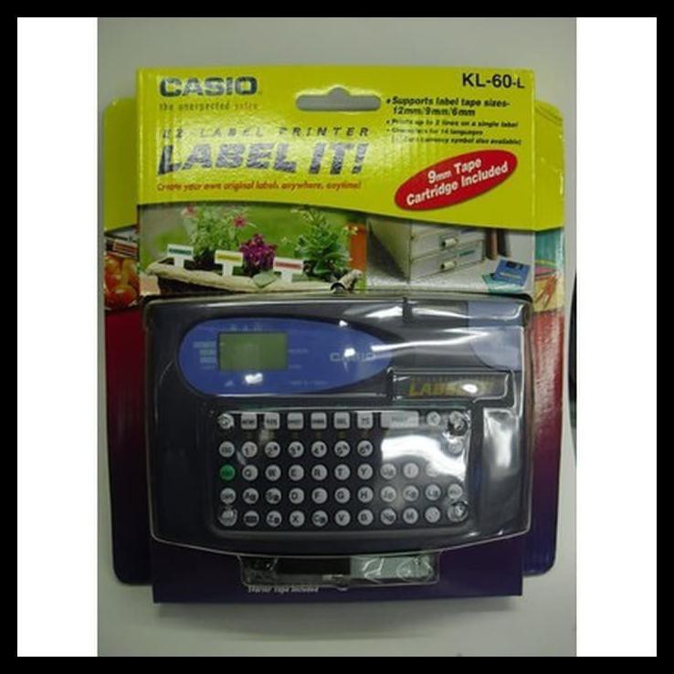 Jual Casio Kl60 Labeling Printer / Label Marker Ez Label It Kl60