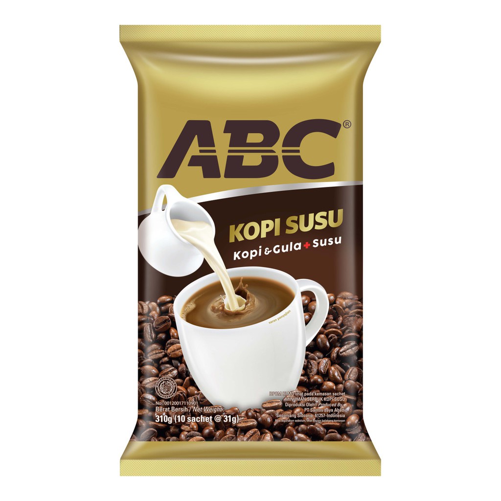 Jual ABC Kopi Instant isi 10 Sachet All Varian Shopee Indonesia