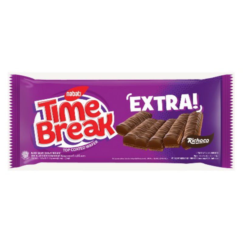 Jual Nabati Time Break Wafer Coklat Biskuit 1 Box Isi 10 Bungkus | Shopee Indonesia