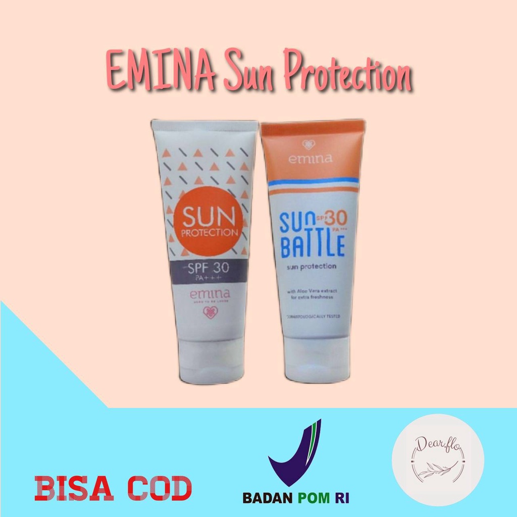 Jual EMINA SUN PROTECTION SPF 30 EMINA SUNSCREEN SPF 30 PA ++ 60 ml