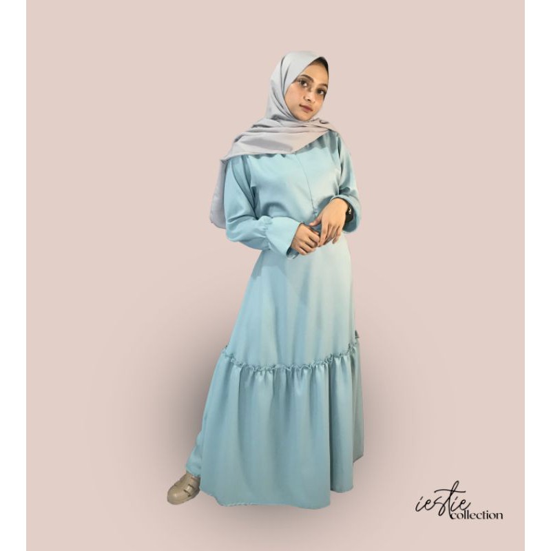 PROMO !!!Levana Gamis / Biru Wardah / Gamis A / Gamis Syari / baju