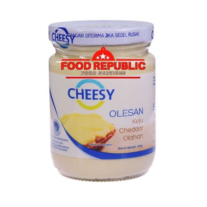 Jual Keju Cheesy Spread 240 GR / Cheddar Cheese Halal Olesan Roti dan