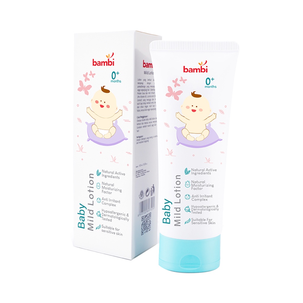 Jual luckybs BODY LOTION BAMBI MILD LOTION 100 ML Shopee Indonesia
