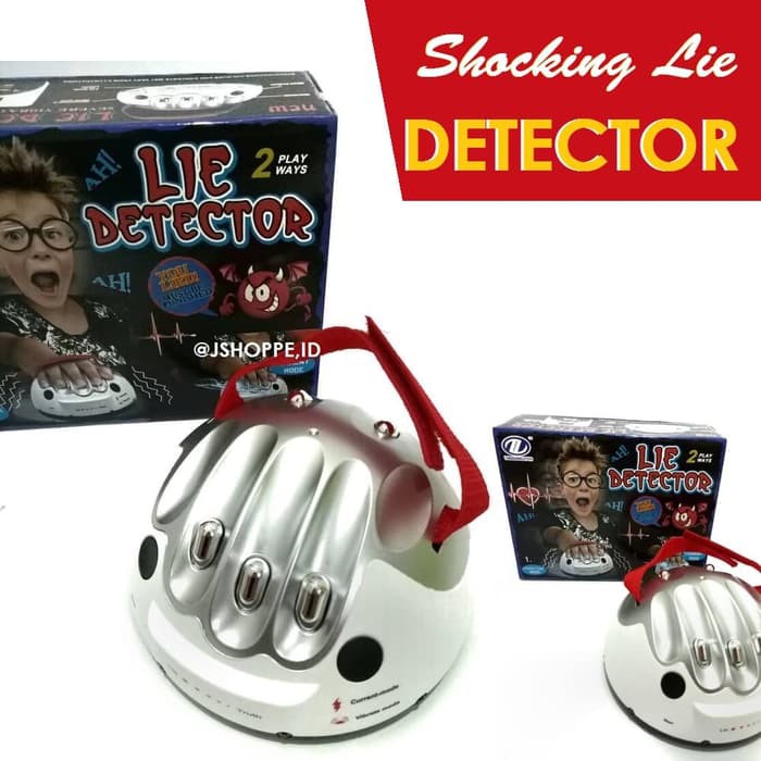 Mainan pendeteksi kebohongan / lie detector game / mainan