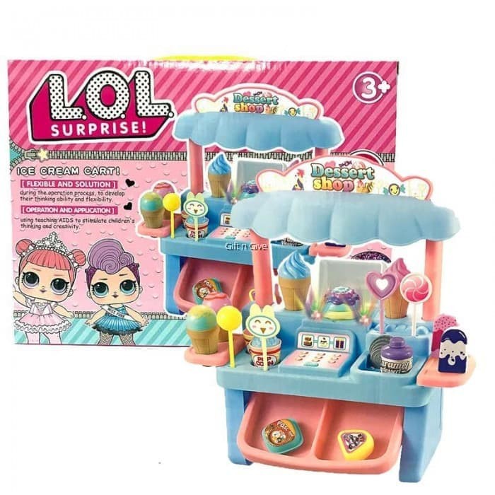Jual Mainan Anak Lol Surprise Ice Cream Shop Mini Market | Shopee Indonesia