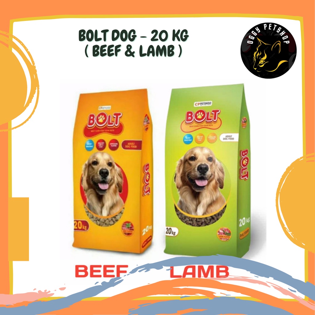Jual Bolt Dog 20 KG Dry Dog Food Makanan Anjing Kering 20KG Shopee
