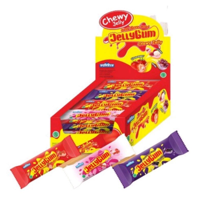 Jual (BOX) Jelly Gum Chewy Jelly (20 pcs) Shopee Indonesia