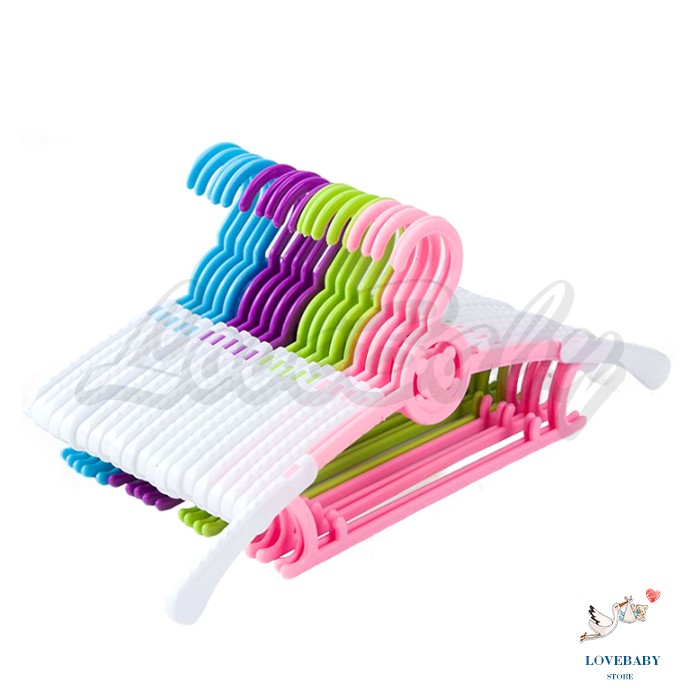 Jual [1KG 30PCS] LBS Hanger Setelan Anak Gantungan Baju Anak Hanger