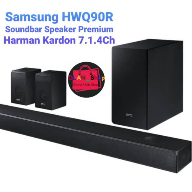 Jual Samsung Soundbar Speaker Hwq90R | Hwq90 Premium Series By Harman Kardon 7.1.4 Ch Sound Garansi Resmi | Shopee Indonesia