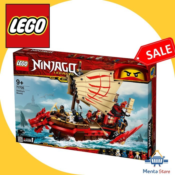 Jual Lego Ninjago 71705 Destiny's Bounty Mainan Anak Ninja Best Online Shop | Shopee Indonesia