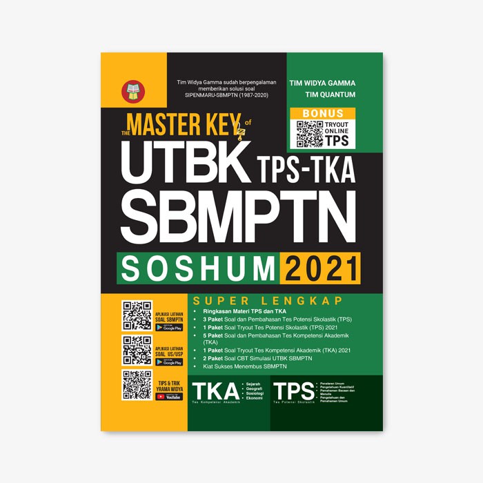 Yrama Widya The Master Key of UTBK SBMPTN SOSHUM 2021