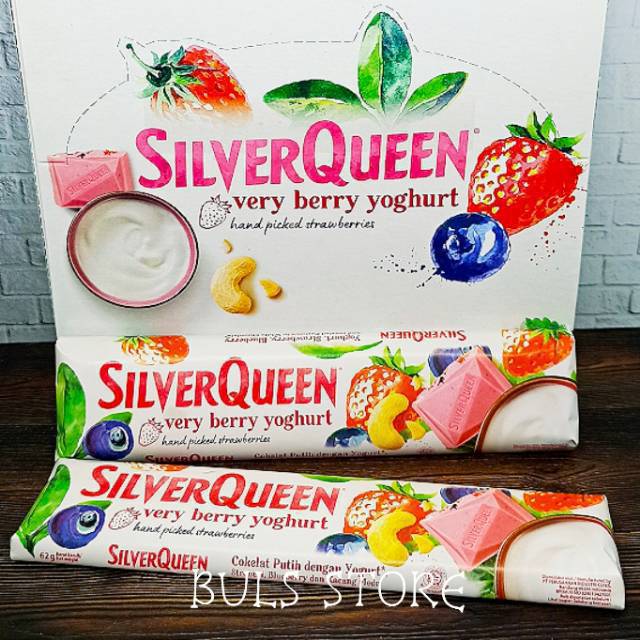 Jual Silverqueen Very Berry Yogurt 62Gr Coklat Silverqueen | Shopee Indonesia