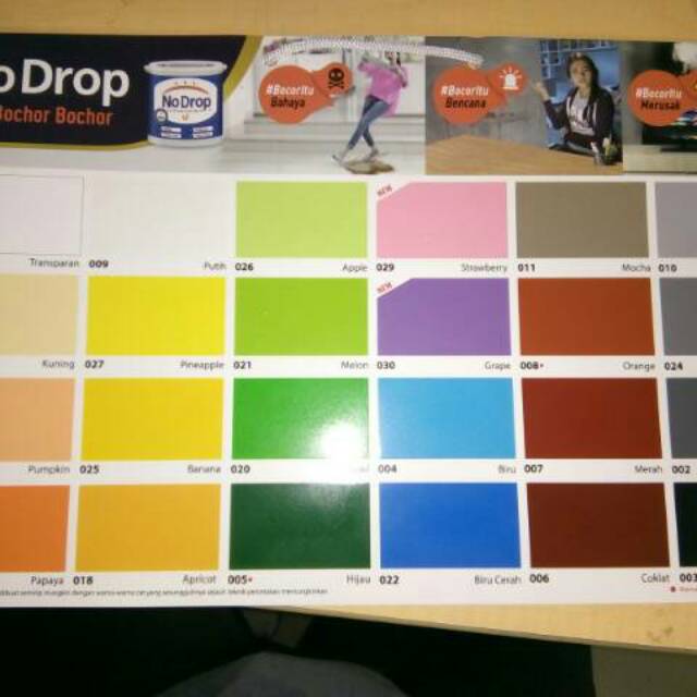 Jual No Drop Cat Anti Bocor Warna (1 Kg) | Shopee Indonesia