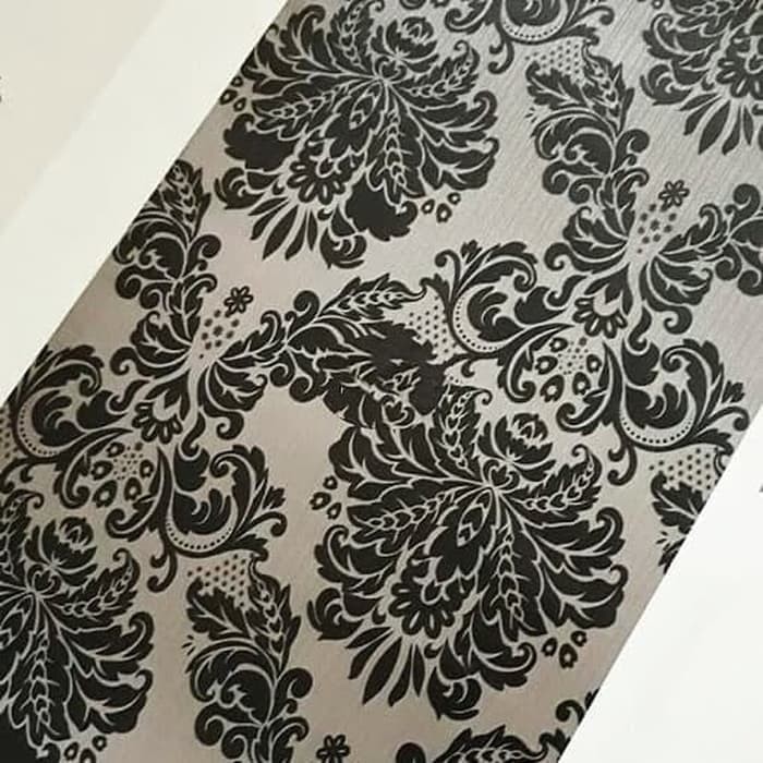 Wallpaper Dinding Sticker Termurah Coklat Batik Hitam Elegan Shopee Indonesia