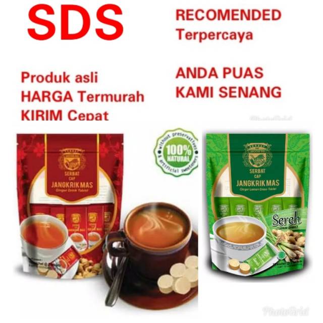 SERBAT JAHE JANGKRIK MAS 20 TABLET Shopee Indonesia