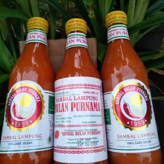 Sambal Purnama Sambal Lampung Bulan Purnama Shopee Indonesia