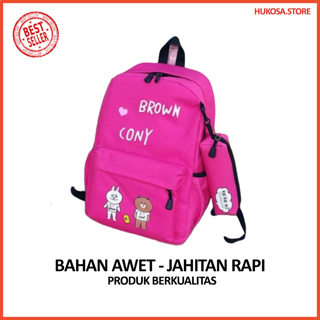 Koleksi Tas Ransel Sekolah J5U7 Perempuan SD Grosir