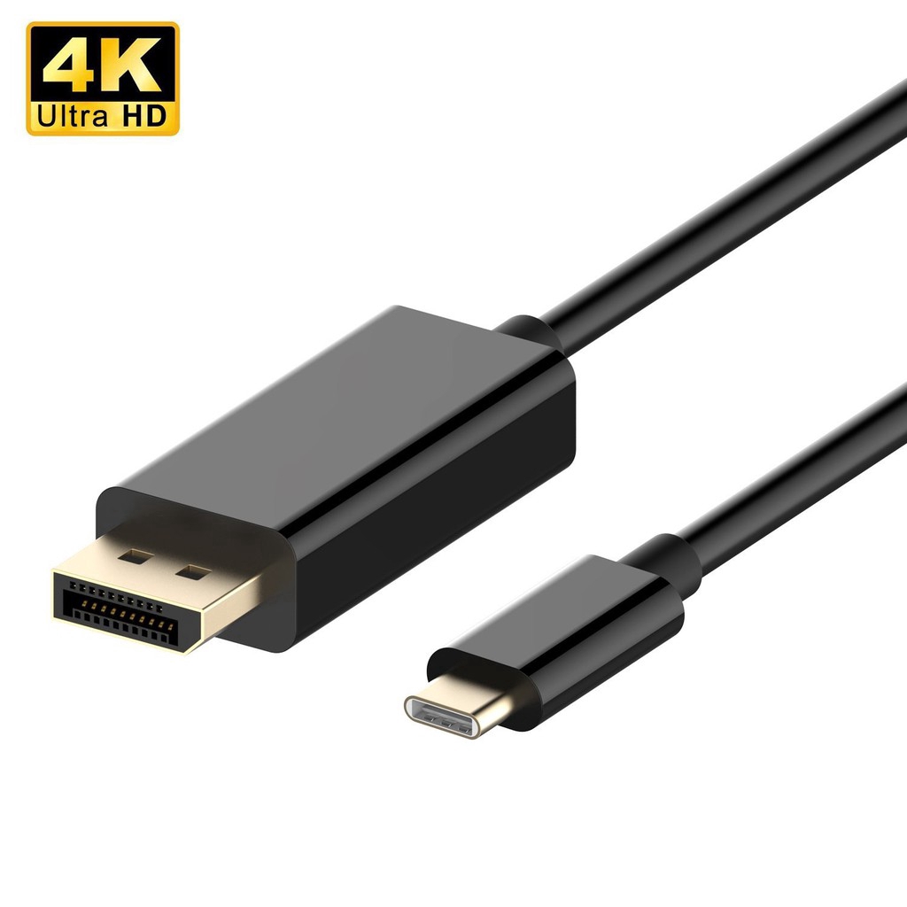 Jual Usb C To Display Port Cable Type-C (Thunderbolt 3) To Dp Adapter 4K@60Hz Hdtv Converter 6Ft/1.8M | Shopee Indonesia