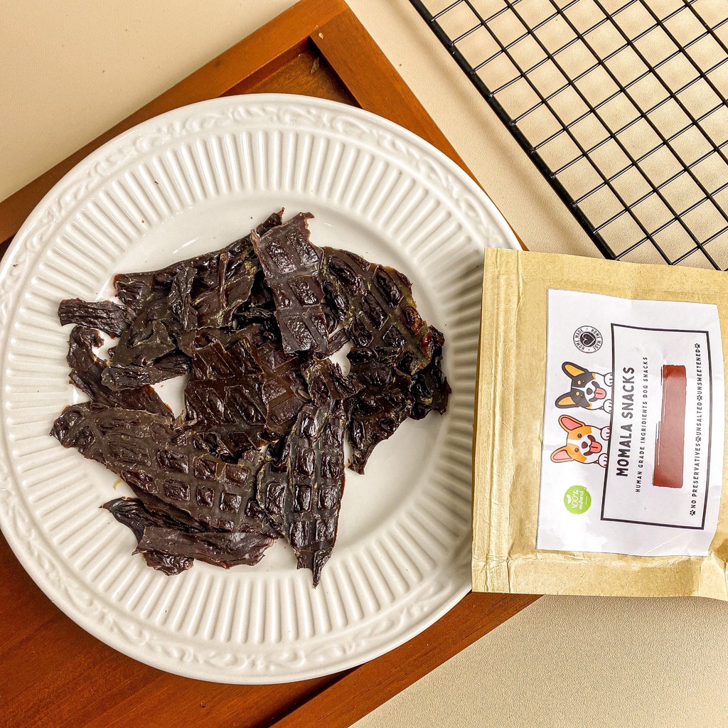 Jual Beef Liver Jerky original Dehydrated Snack / Treats for dogs