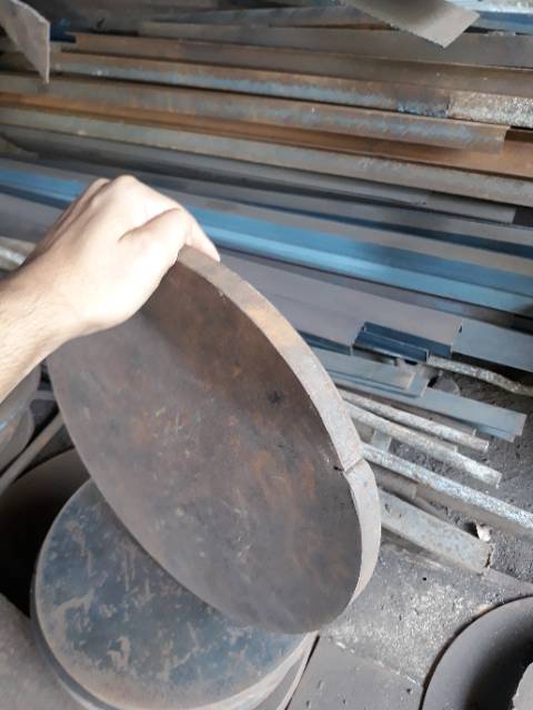 Plat besi bundar / plendes . Tebal 2 cm , Diameter 35,5cm | Shopee Indonesia