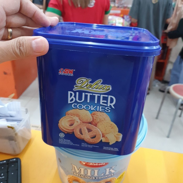 Jual JAR 350GR ASW DELUX BUTTER COOKIES JAR / KUKIS atayatoko