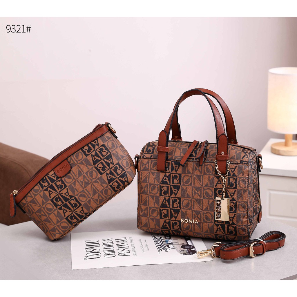 Tas Bonia Spedy 2in1 9321 PLM 79 Original Batam Brand Fashion Import