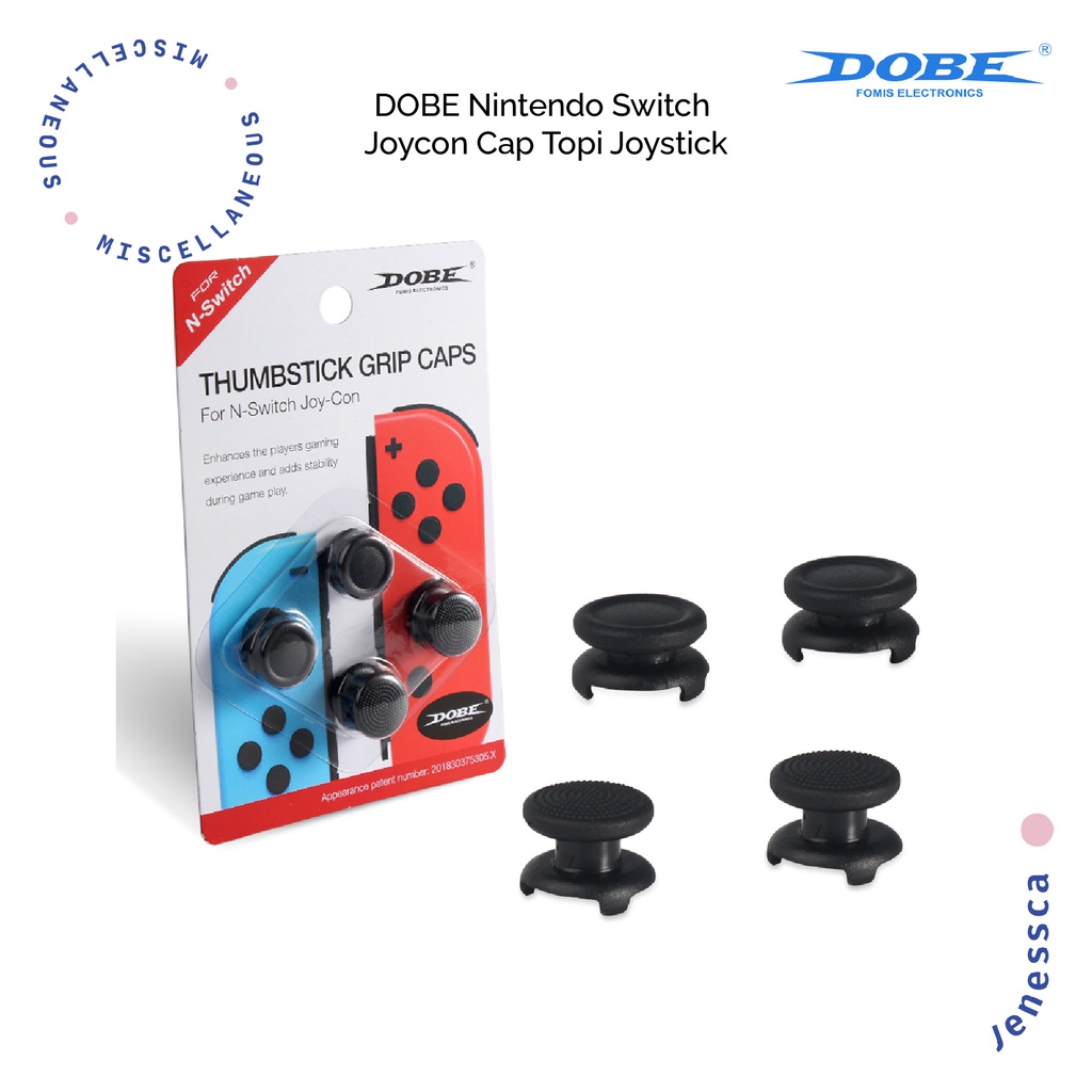 Jual Dobe Nintendo Switch Joycon Cap Topi Joy-Con Set Thumb Grip Indonesia|Shopee Indonesia