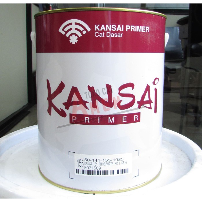 Jual kayucat kansai zinc chromate primer 5kg grey 155 / cat dasar