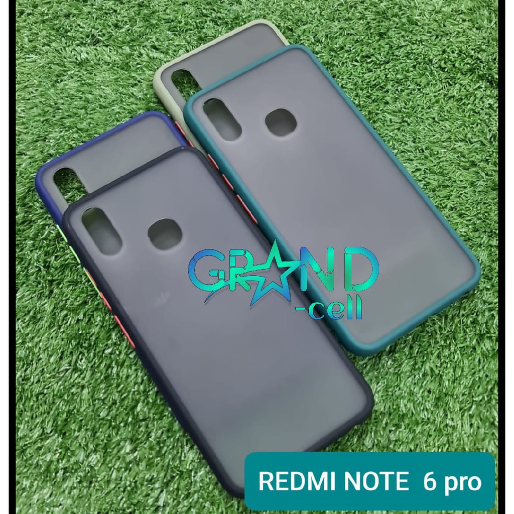 Jual Case Matte High Quality Xiaomi Redmi Note 6 Pro Bumper Aero Back Case | Shopee Indonesia