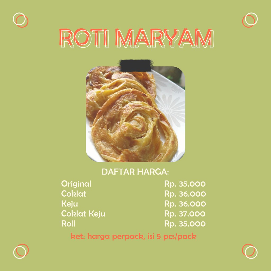 Jual Roti Maryam Frozen | Shopee Indonesia