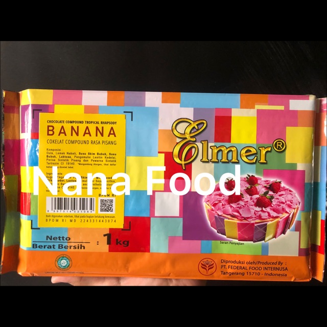 Jual Coklat Compound Elmer Rasa Banana(Pisang) | Shopee Indonesia