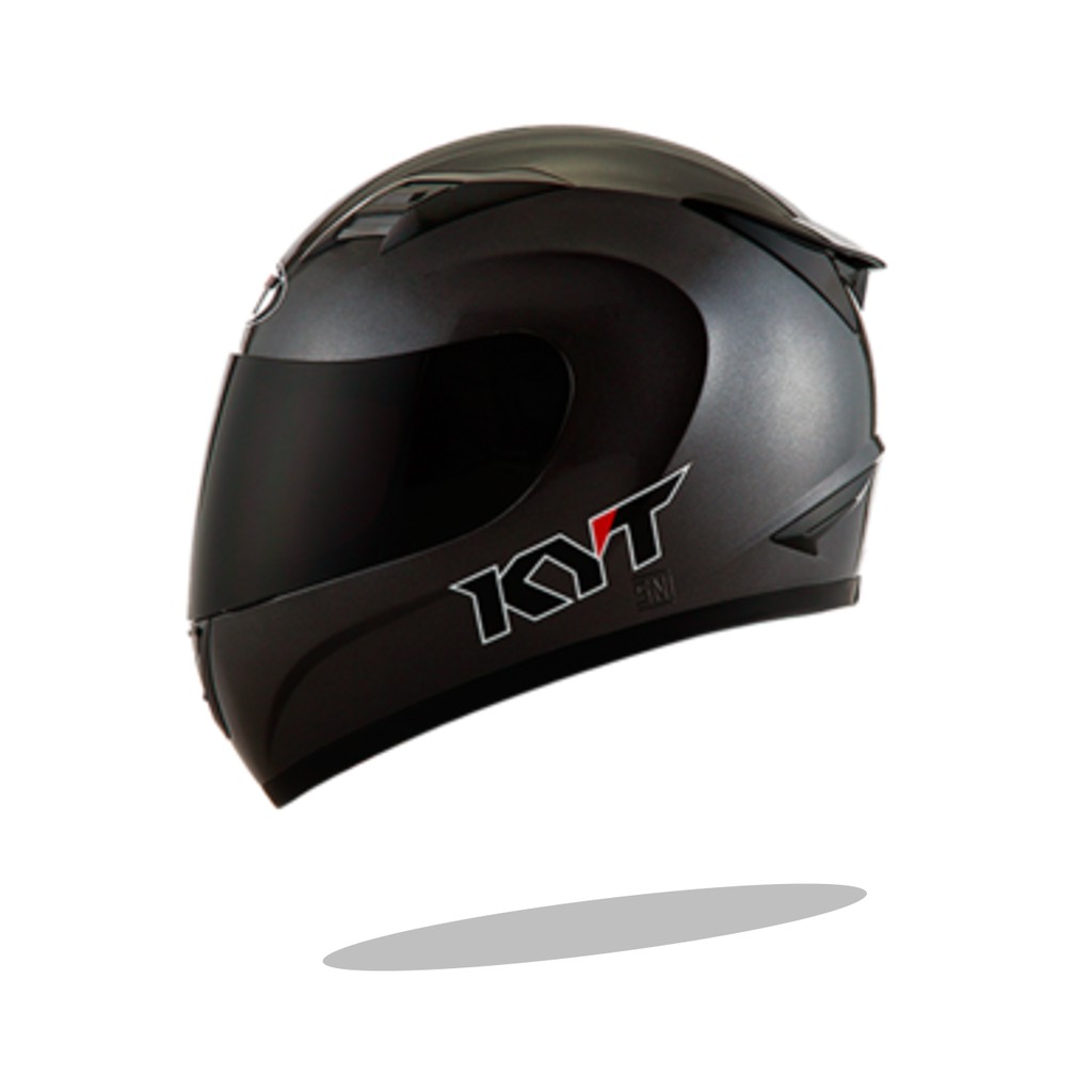 Helm Full Face KYT R10 Solid Black Doff Hitam Dop Shopee Indonesia