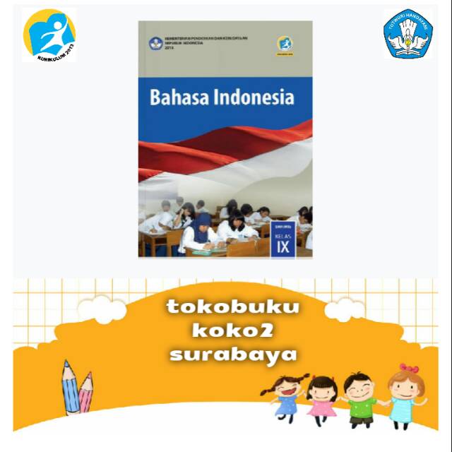 BUKU PAKET BAHASA INDONESIA SMP KELAS 9 K13 REVISI 2018 Shopee Indonesia